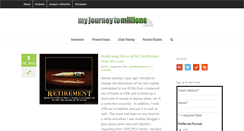 Desktop Screenshot of myjourneytomillions.com